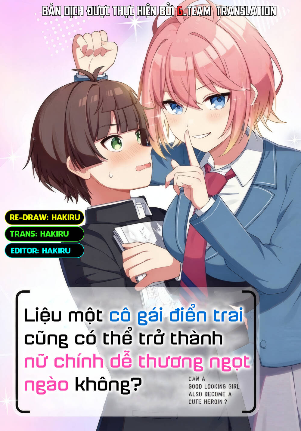 Truyện tranh Liệu Một Cô Gái Điển Trai Cũng Có Thể Trở Thành Nữ Chính Dễ Thương Ngọt Ngào Không?